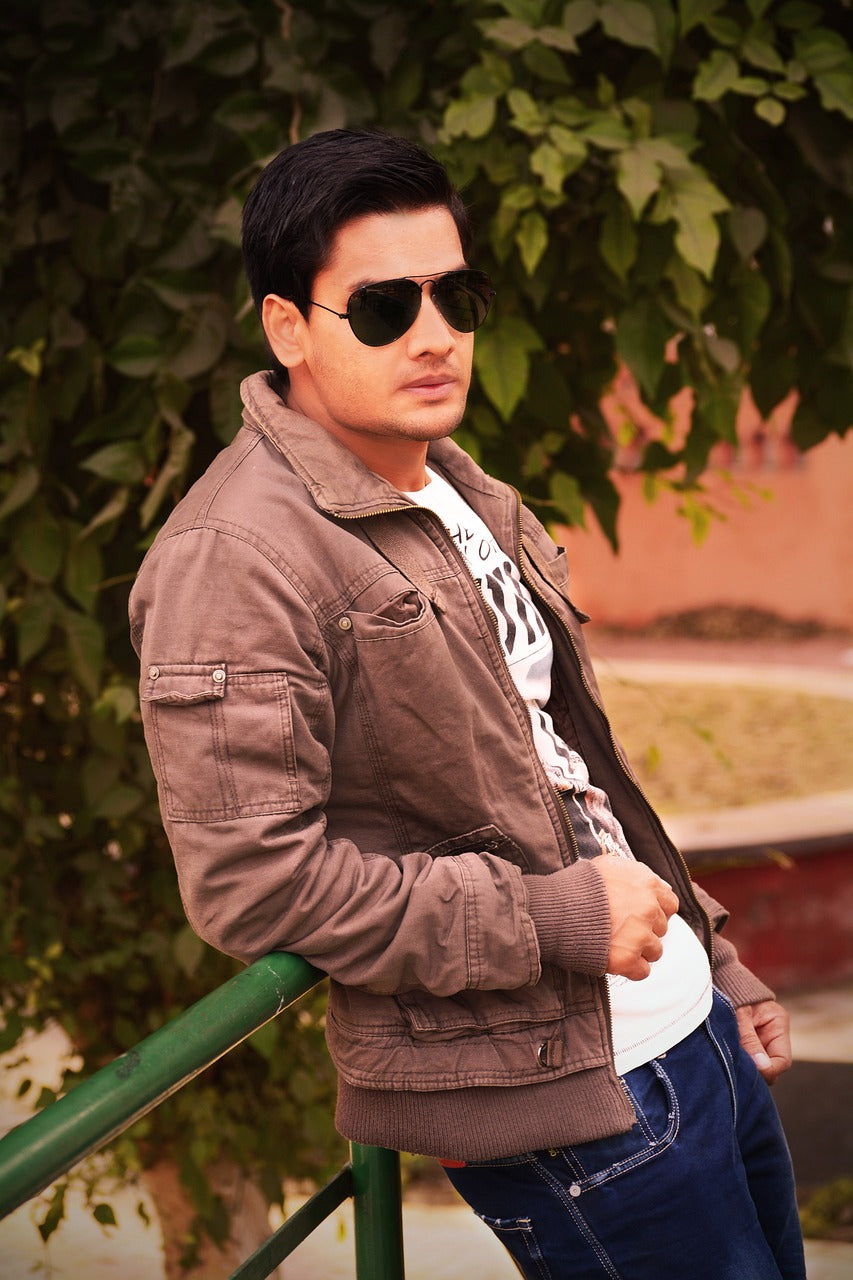 Men's solid fancy jacket