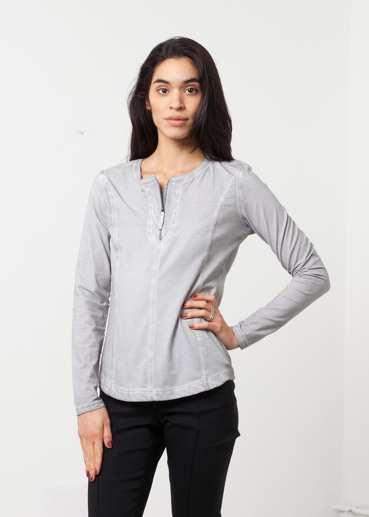 Lace Yoke Smock Top