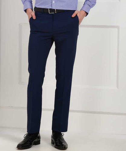 Fit Men Blue Trousers